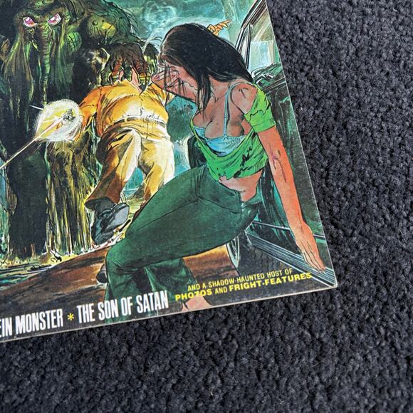 Monsters Unleashed! #3 November 1973 - Marvel Curtis Comics - Man-Thing Vintage - Picture 5 of 9